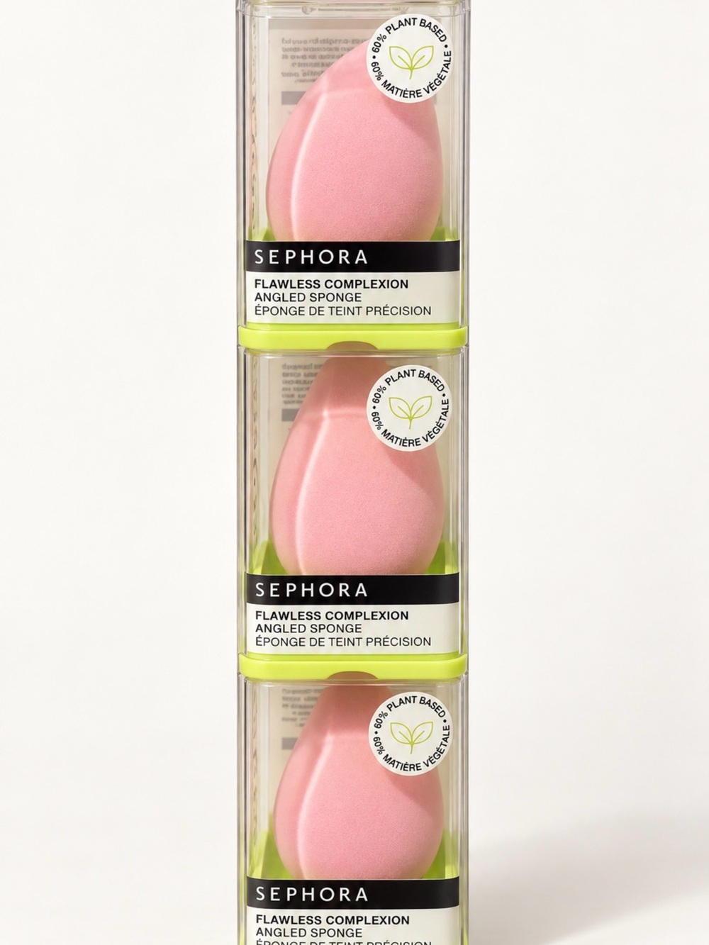 Sephora pack of 3 Flawless Complexion Angled Sponge